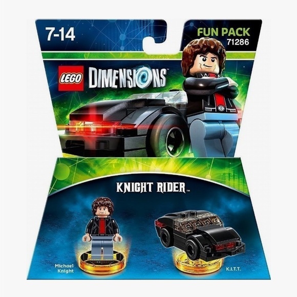 LEGO DIMENSIONS KNIGHT RIDER MICHAEL KNIGHT K.I.T.T. FUN PACK - 71286 - Picture 1 of 3